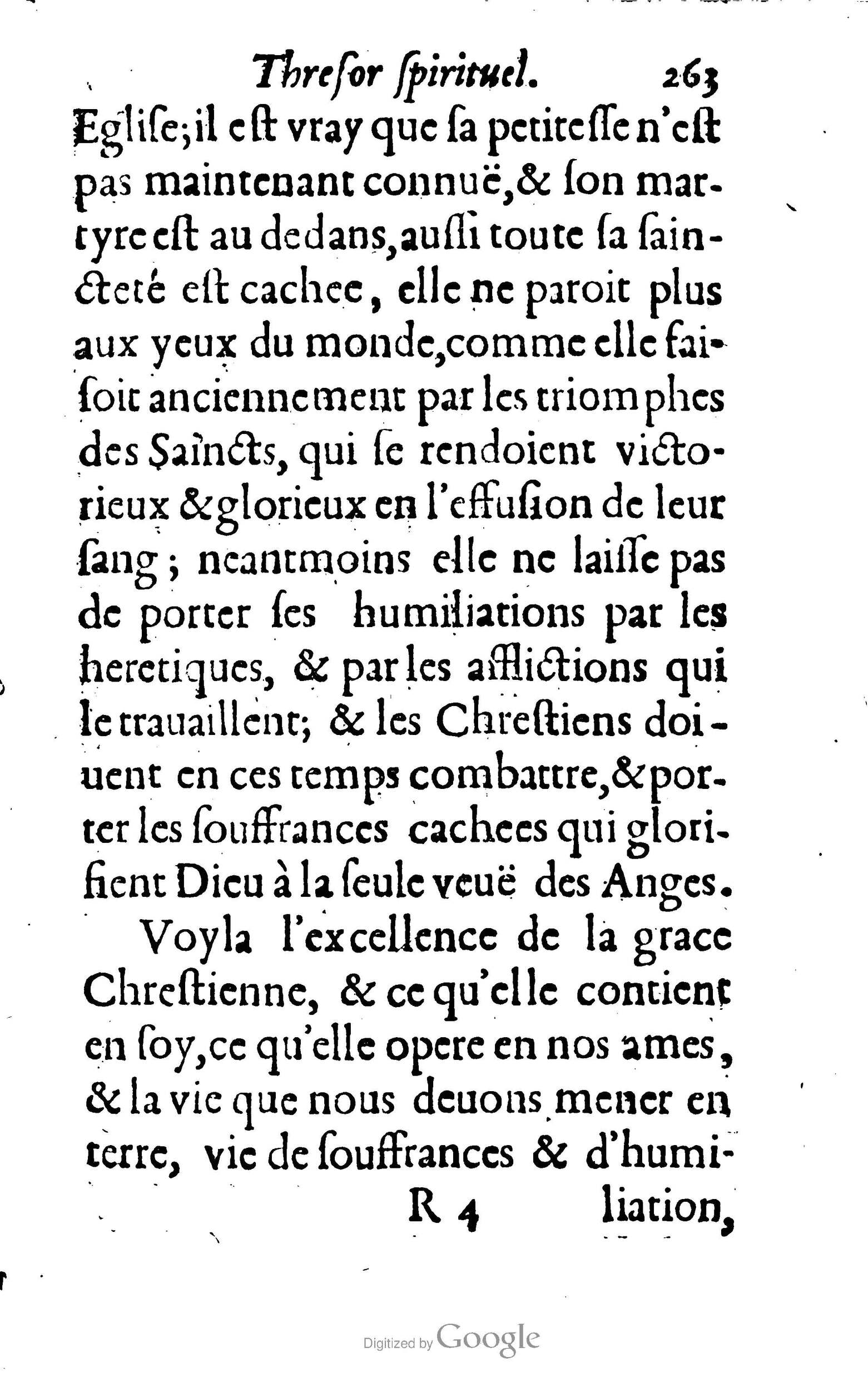 1633 - François Waudré - Trésor spirituel contenant les excellences du christianisme - BM Lyon