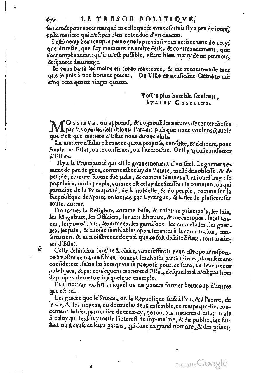 1611 - Pierre Chevalier - Trésor politique - UGent