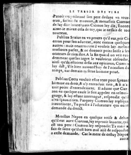 1574 - Benoît Rigaud - Trésor des vies de Plutarque - Avignon