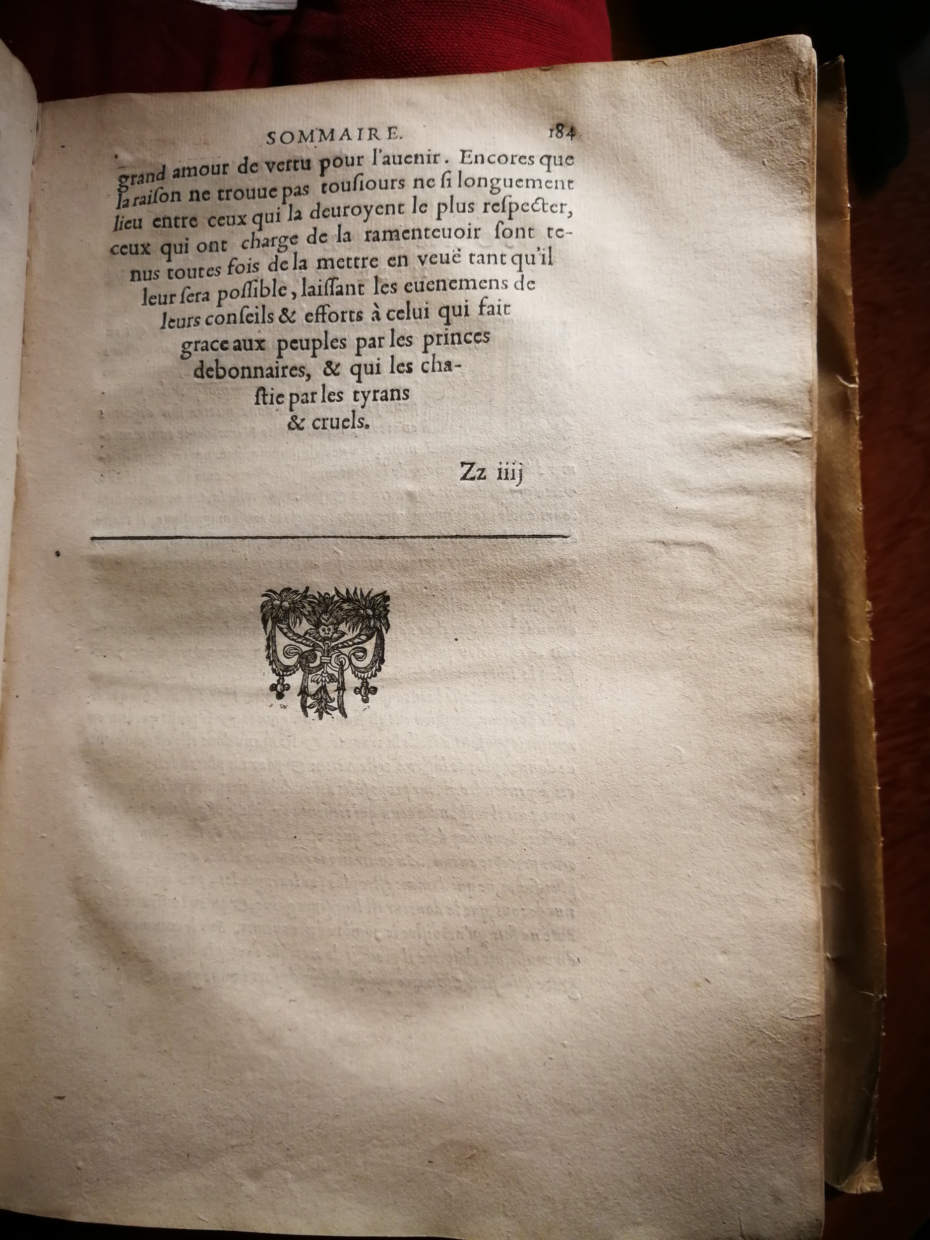 1595 - Jean Houzé - Œuvres morales et mêlées de Sénèque, Trésor de philosophie morale - T. 1 - BnF