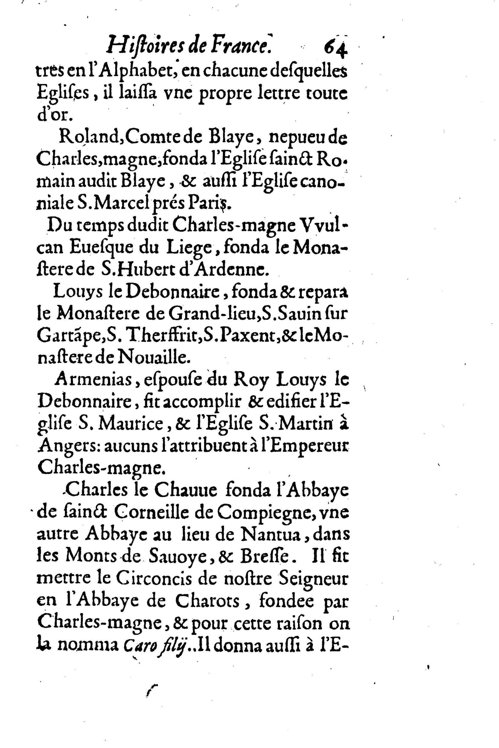 1633 - Jean Corrozet - Trésor des histoires de France - BM Lyon 1633 - Jean Corrozet - Trésor des histoires de France - BM Lyon
