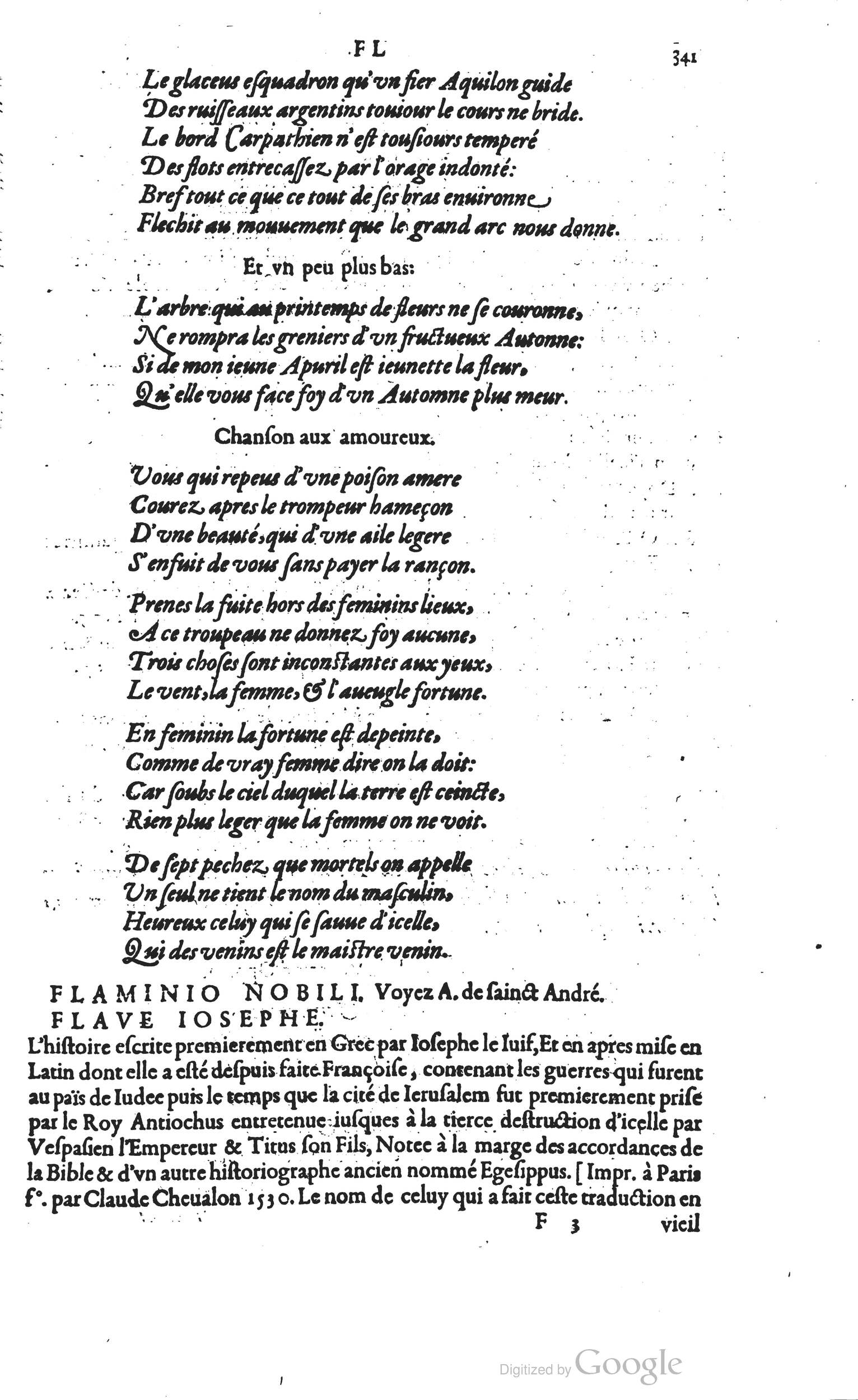 1585 - Barthélemy Honorat - Bibliothèques françaises - BSB Munich