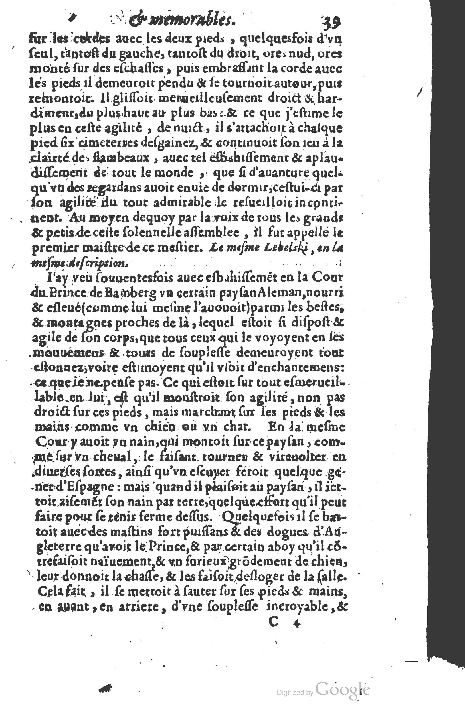 1610 - Paul Marceau - Trésor d’histoires admirables et mémorables - Princeton