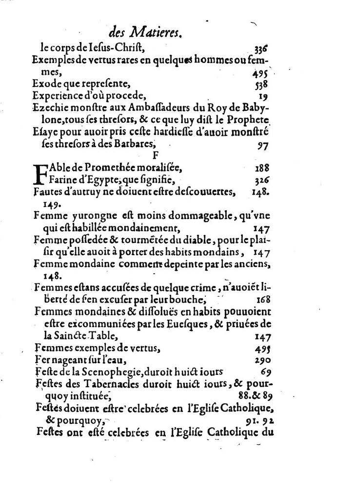 1607 - Nicolas Du Fossé - Trésor quadragésimal - T 02 - BM Lyon
