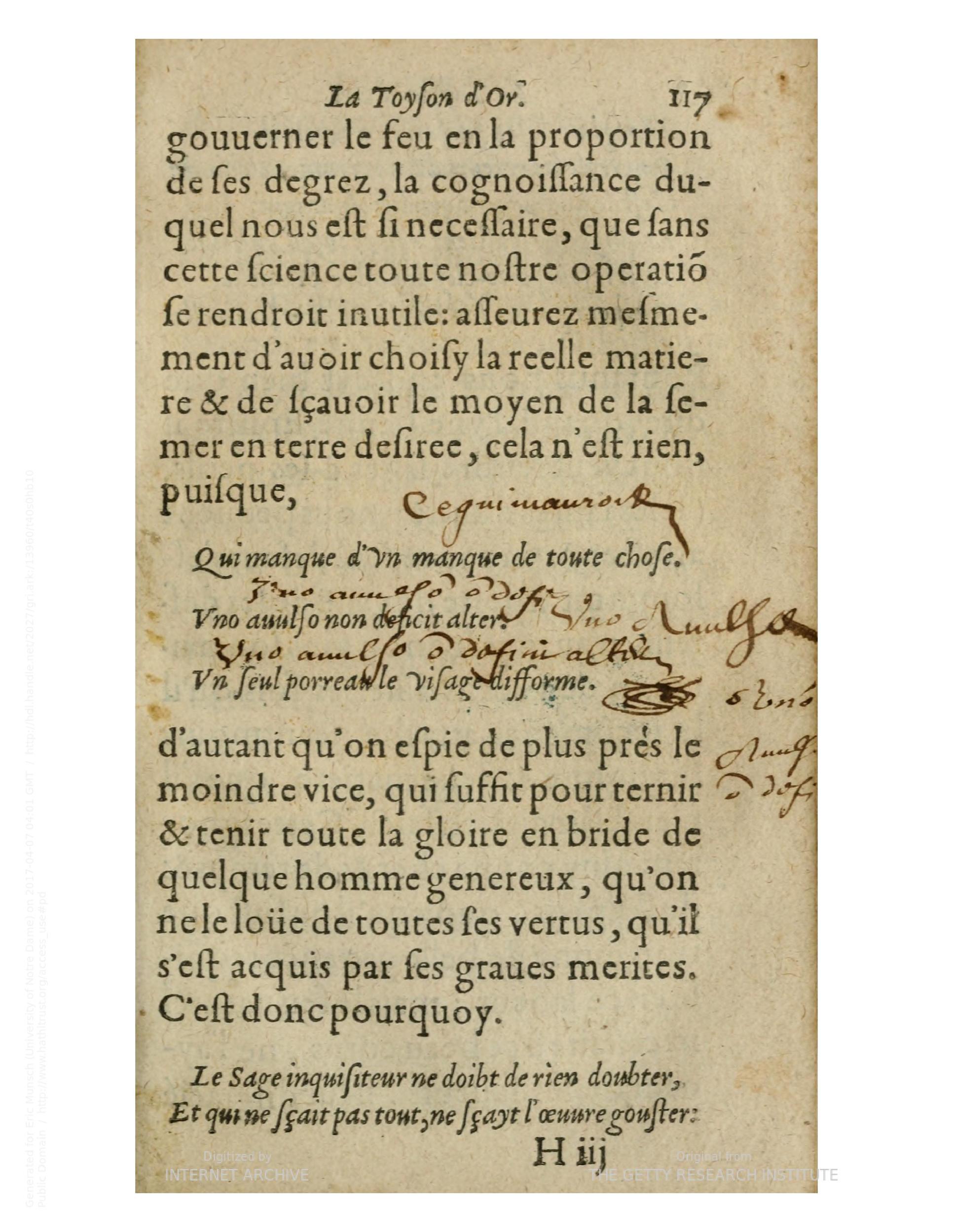 1612 - Charles Sevestre - Toison d’or ou la fleur des trésors - Getty Research Institute