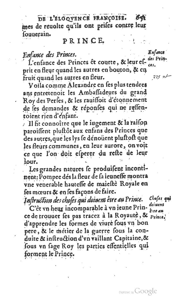 1610 - Louis Coste - Trésor de l’éloquence française (Seconde partie) - BM Lyon