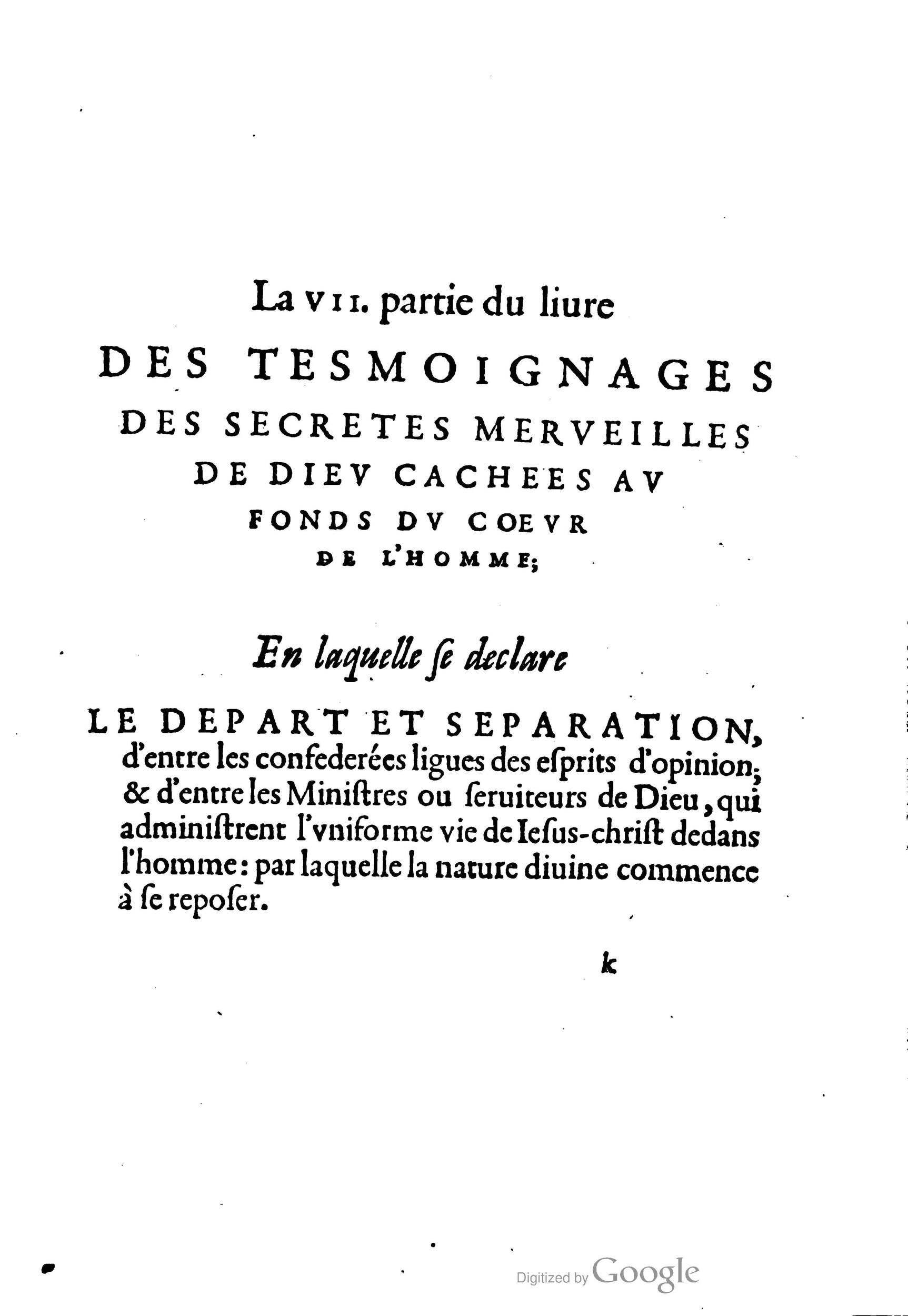 1581c. - Christophe Plantin - Le Livre des témoignages du Trésor caché au champ - Amsterdam 1581c. - Christophe Plantin - Le Livre des témoignages du Trésor caché au champ - Amsterdam
