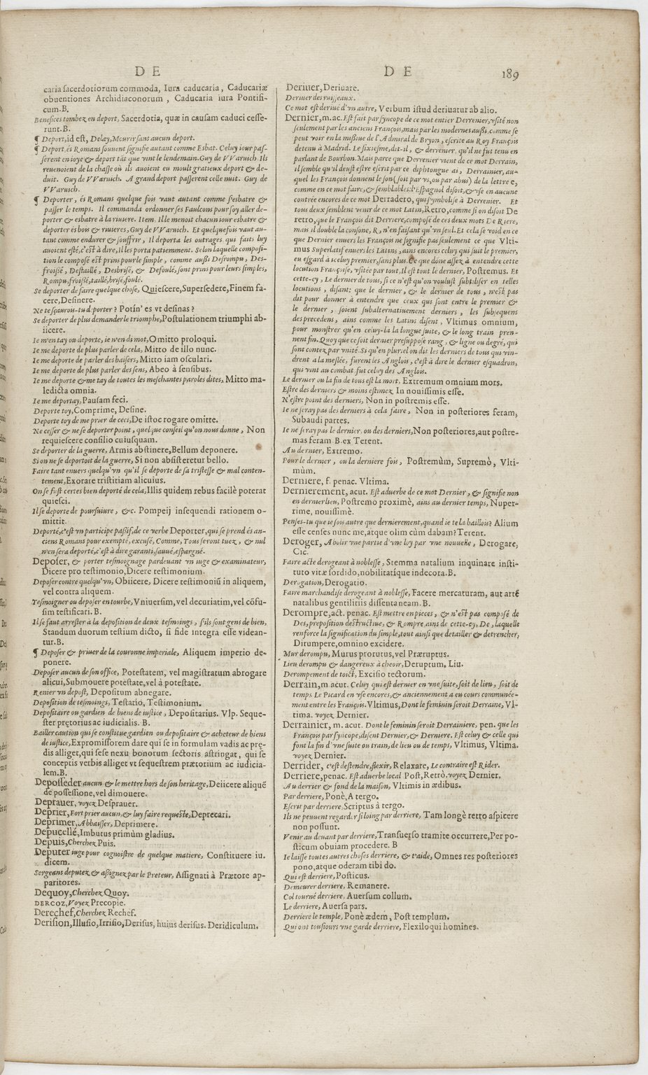 1606 - David Douceur - Trésor de la langue française - BnF