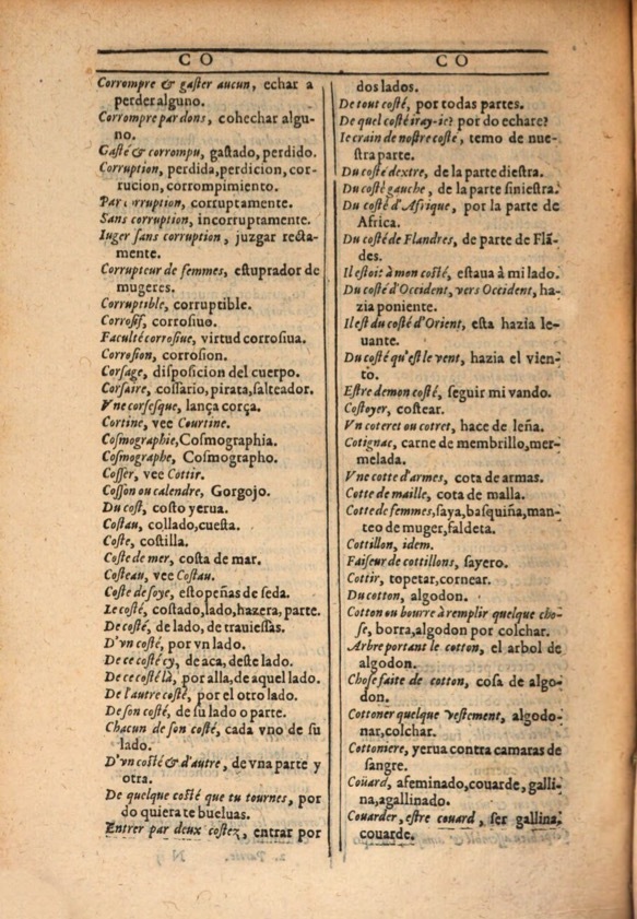 1607 - Marc Orry - Trésor des deux langues espagnole et française (Première et Seconde parties) - ÖNB Wien 1607 - Marc Orry - Trésor des deux langues espagnole et française (Première et Seconde parties) - ÖNB Wien