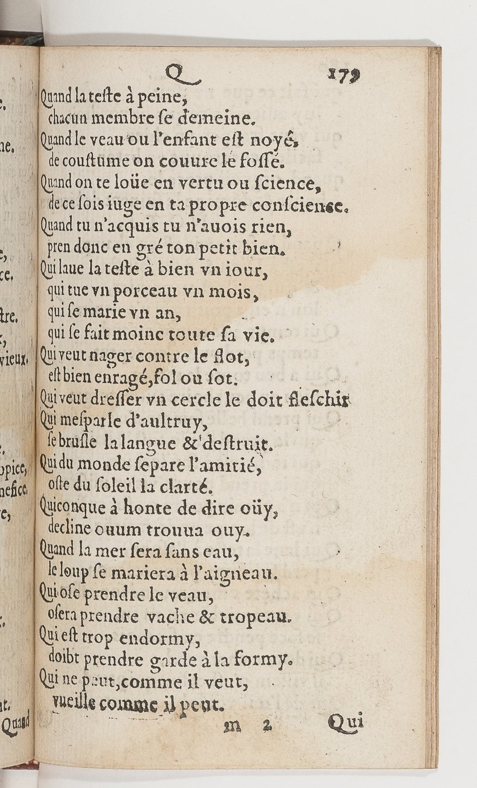 1577 - Jean d’Ogerolles - Trésor de sentences dorées - BnF Arsenal