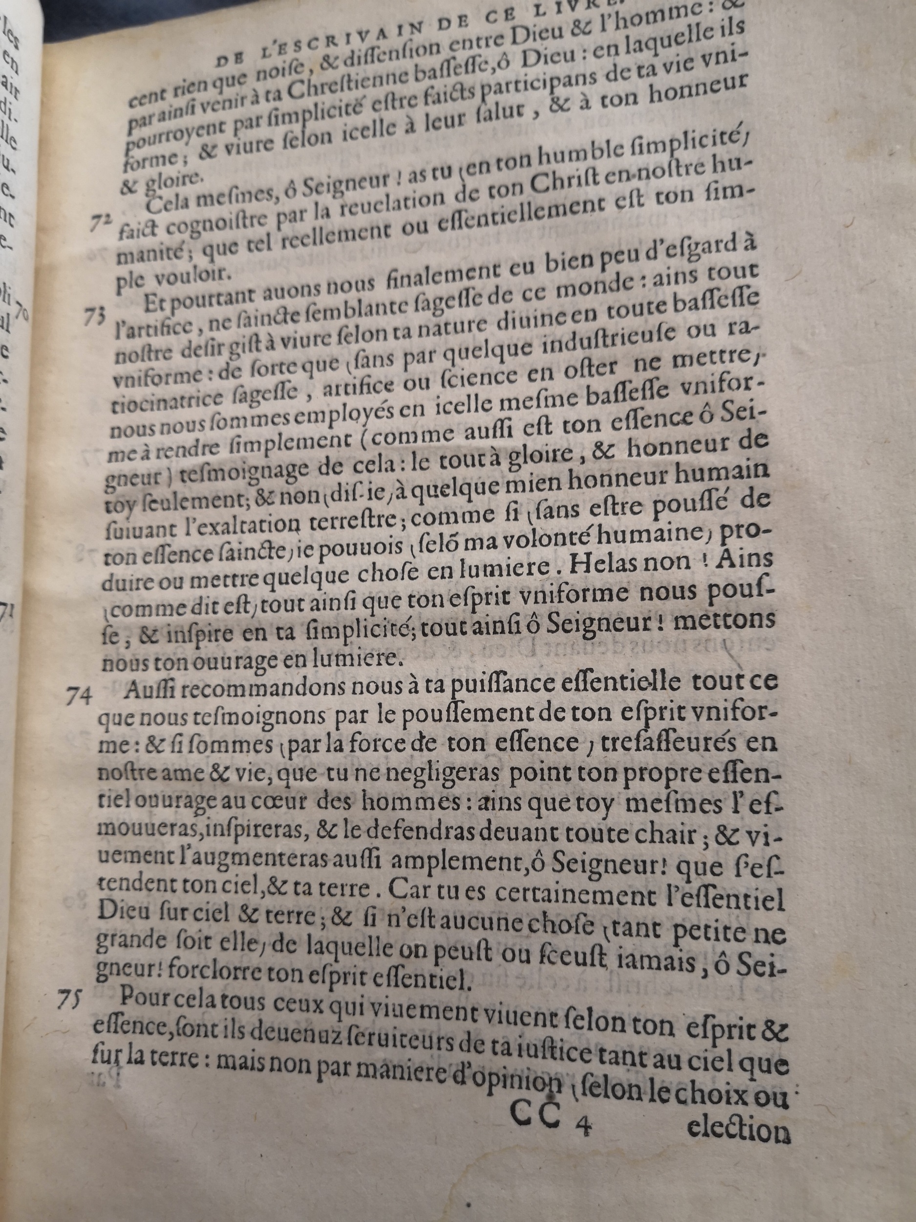 1581c. - Christophe Plantin - Le Livre des témoignages du Trésor caché au champ (Livres 2, 4, 6 et 7) - Anvers Musée Plantin Moretus