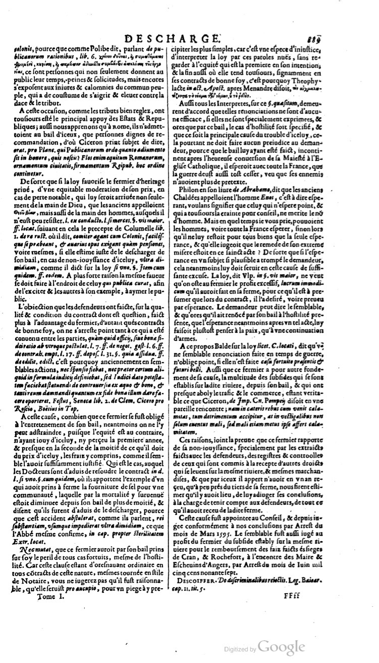 1629 - Veuve Nicolas Buon - Trésor du droit français (21754 T. 1) - BM Lyon