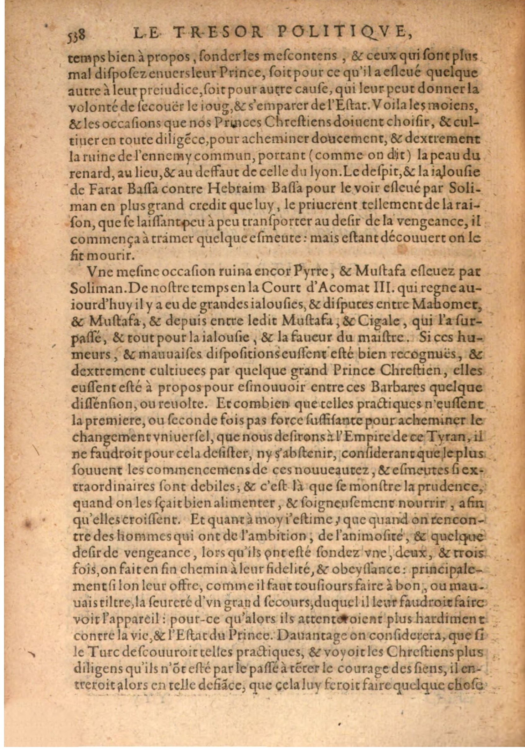 1608 - Pierre Chevalier - Trésor politique - BSB Munich
