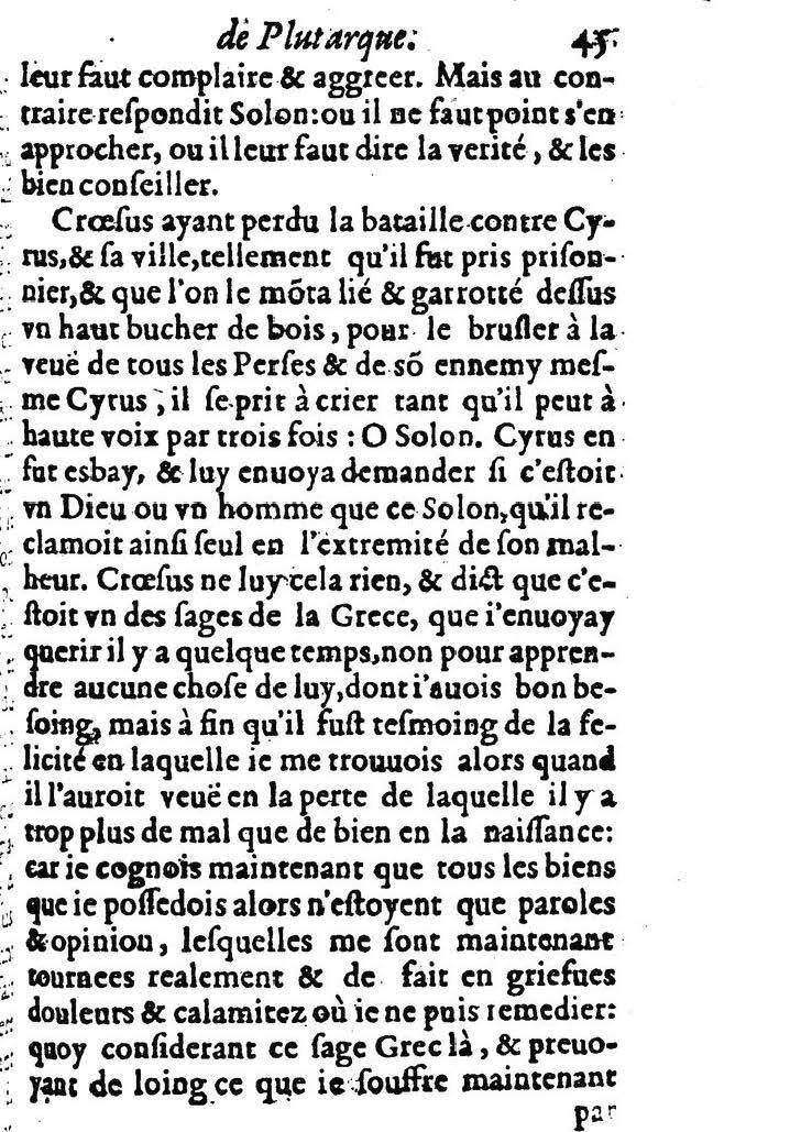 1611 - Pierre Rigaud - Trésor des vies de Plutarque - BM Lyon