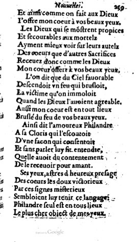 1623 - Jacques Cailloüé - Trésor ou recueil des chansons amoureuses - British Library