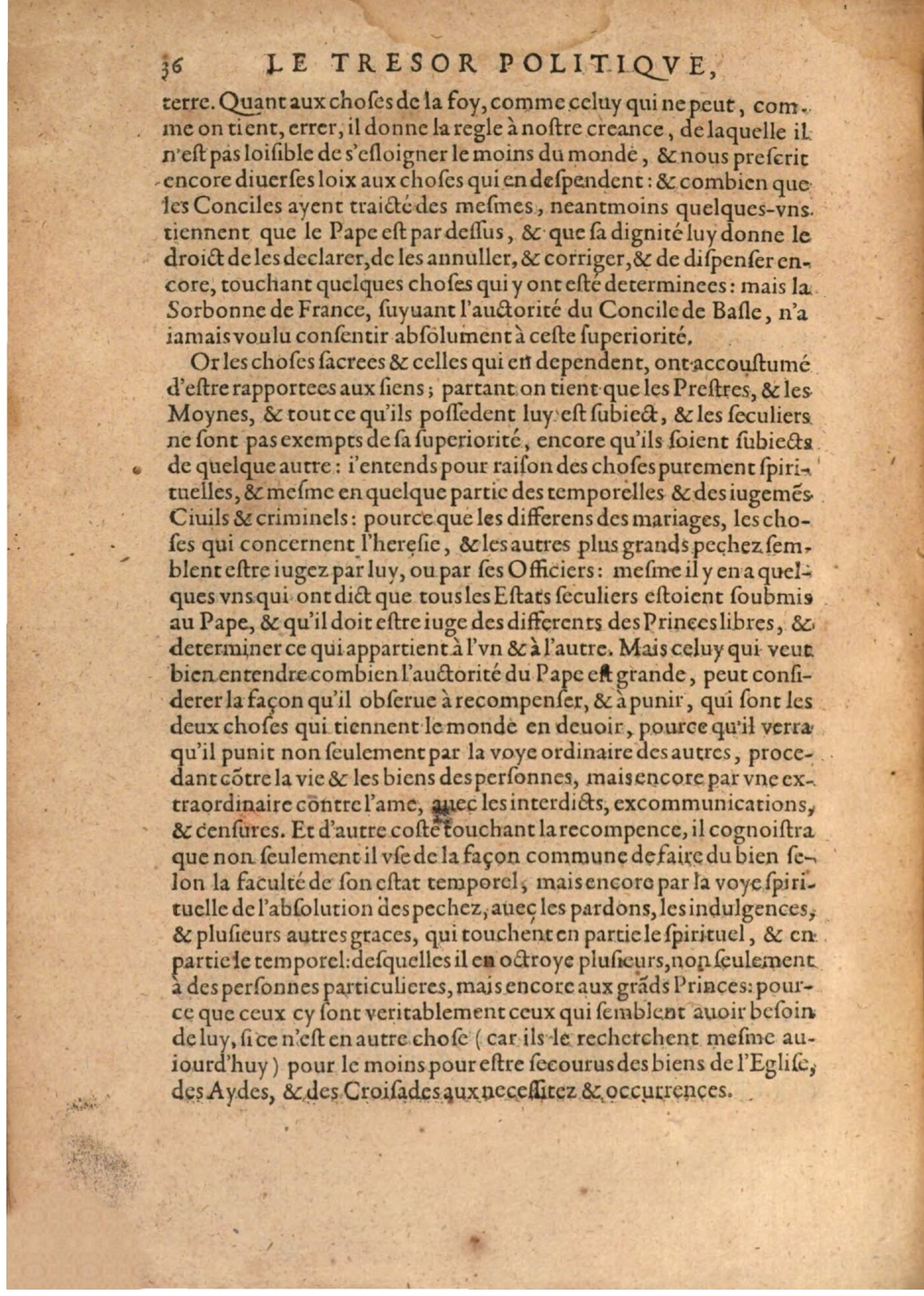 1608 - Nicolas Du Fossé - Trésor politique - BSB Munich