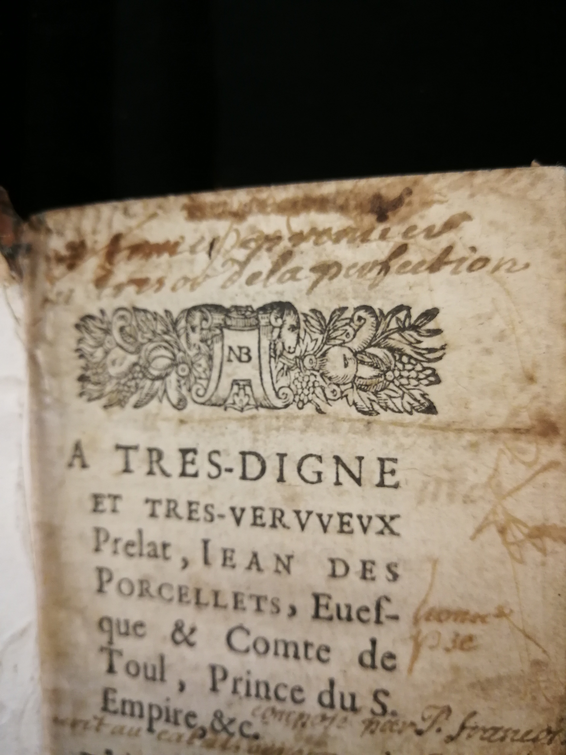 1618 - s.n. - Trésor de perfection - Les Méjanes, Aix-en-Provence