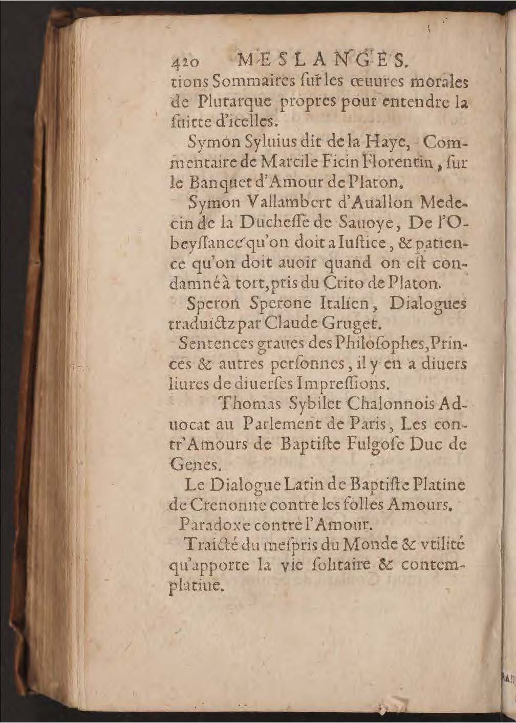 1602 - François Jacquin - Trésor des bons esprits français - BnF Arsenal