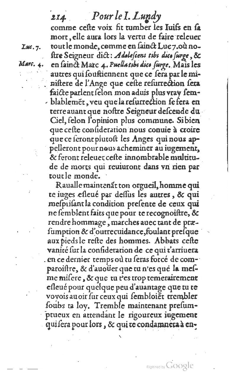 1607 - Nicolas Du Fossé - Trésor quadragésimal - T 01 - BM Lyon