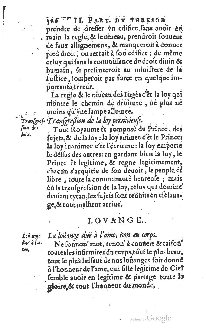 1610 - Louis Coste - Trésor de l’éloquence française (Seconde partie) - BM Lyon