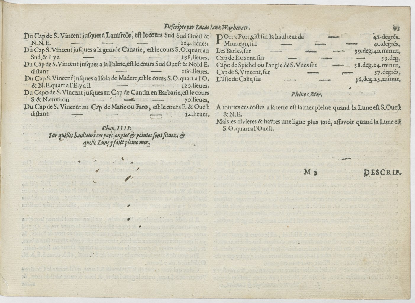 1601 - Bonaventure d’Aseville - Trésorerie ou cabinet de route marinesque - BnF 1601 - Bonaventure d’Aseville - Trésorerie ou cabinet de route marinesque - BnF