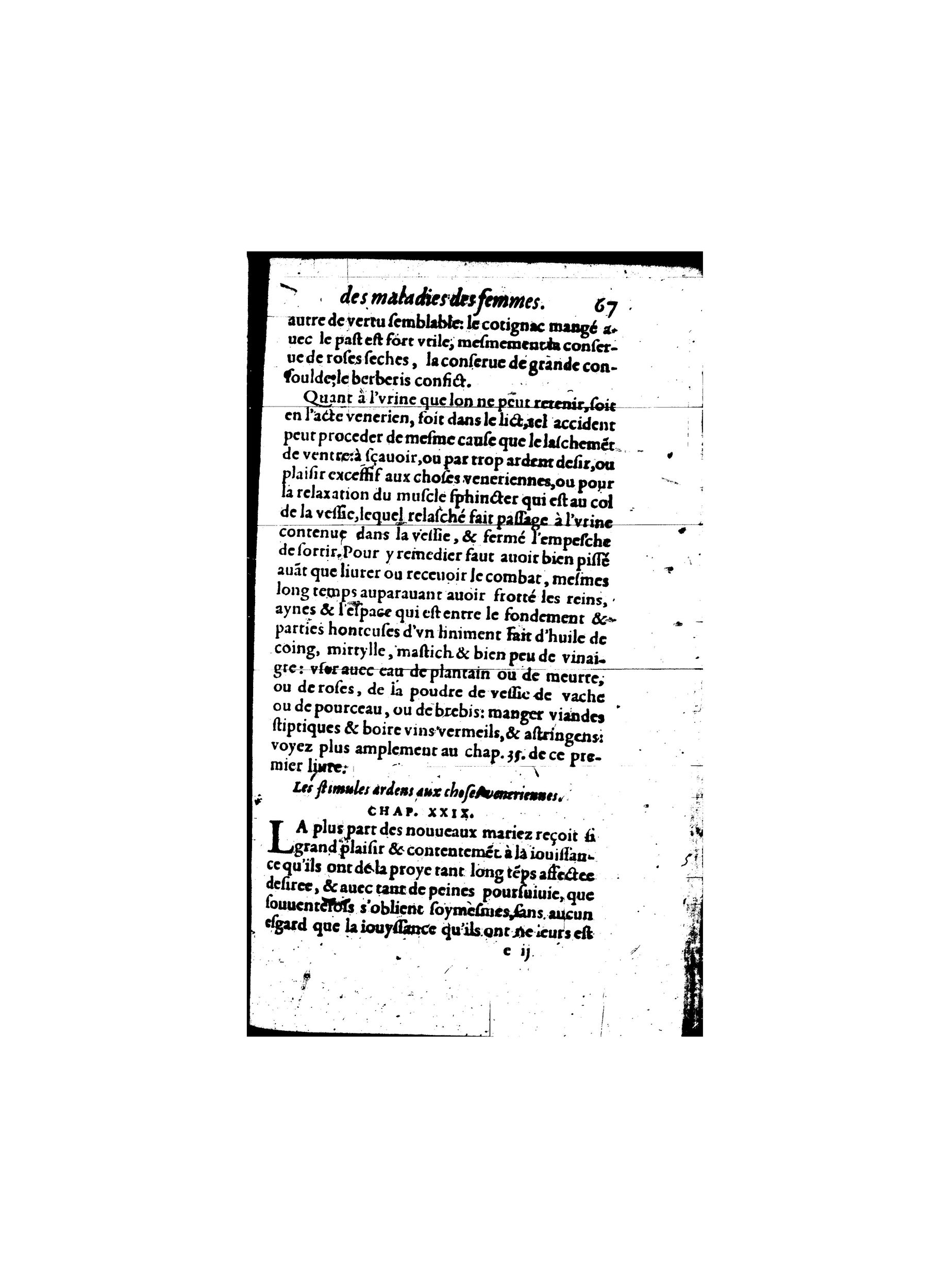 1587 - Jacques du Puis - Trésor des remèdes secrets pour les maladies des femmes - BnF