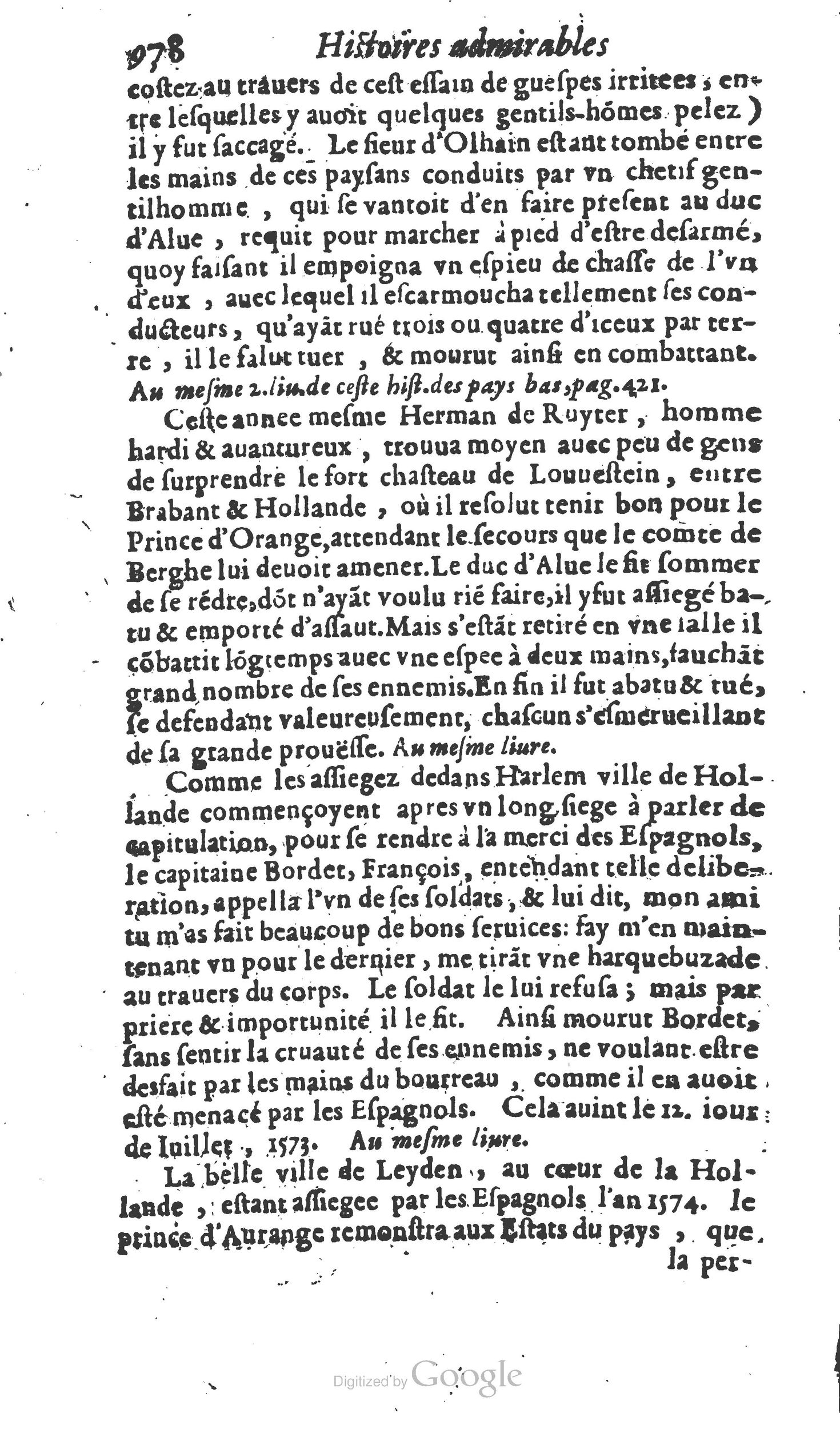 1610 - Paul Marceau - Trésor d’histoires admirables et mémorables - Princeton 1610 - Paul Marceau - Trésor d’histoires admirables et mémorables - Princeton