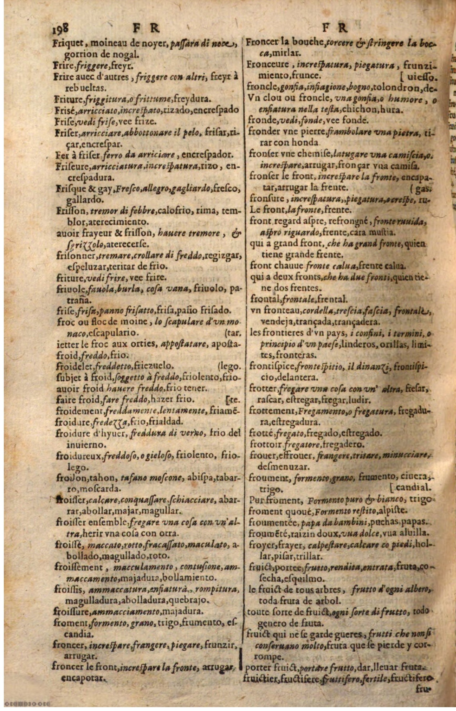 1644 - Jacques Crespin - Trésor des trois langues - Passau 1644 - Jacques Crespin - Trésor des trois langues - Passau