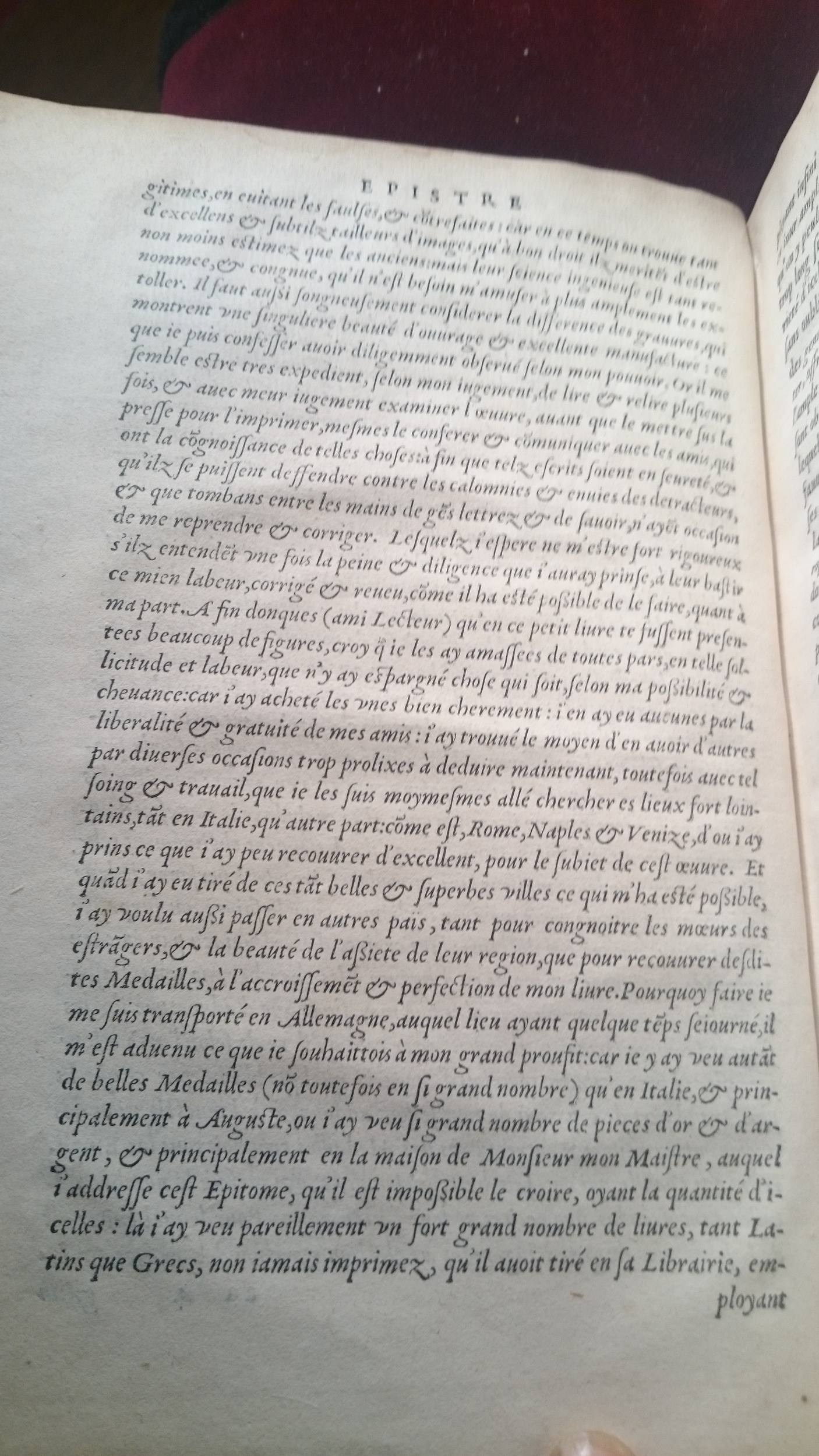 1553 - Jacopo Strada et Thomas Guérin - Épitome du Trésor des antiquités - BM Amiens