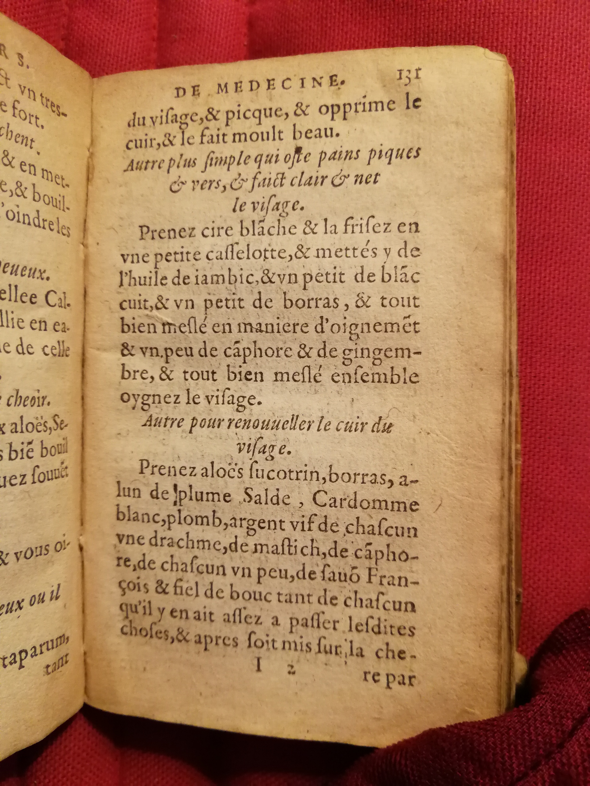 1586 - Benoît Rigaud - Trésor des fleurs et secrets de médecine - Sainte-Geneviève