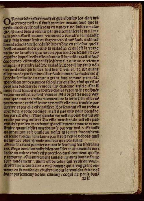 1532 - Jean Bignon - Trésor du remède préservatif et guérison de la peste - Séville Capitular y Colombina