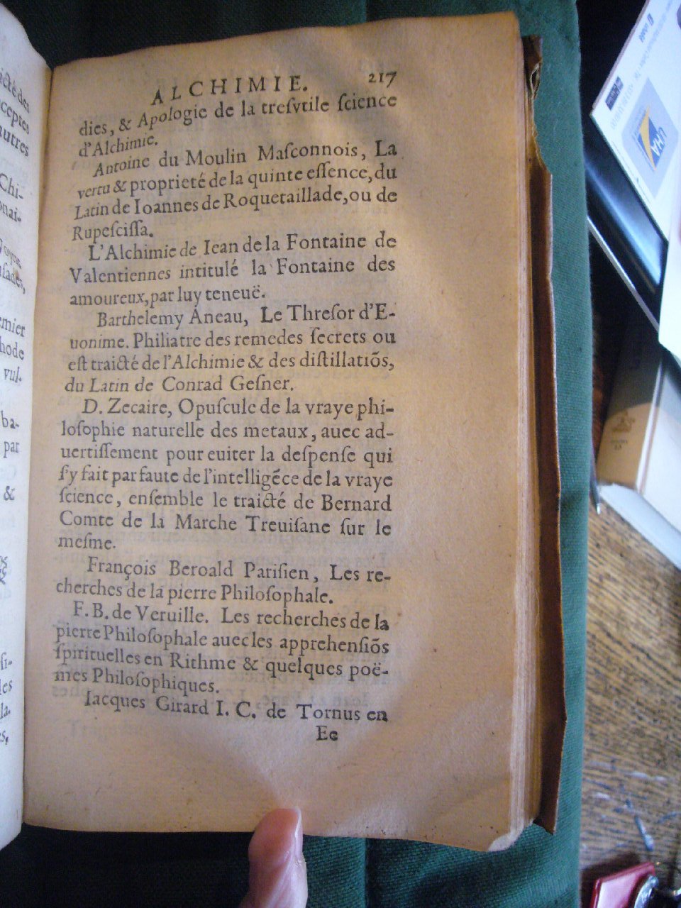 1602 - François Jacquin - Trésor des bons esprits français - BnF Arsenal
