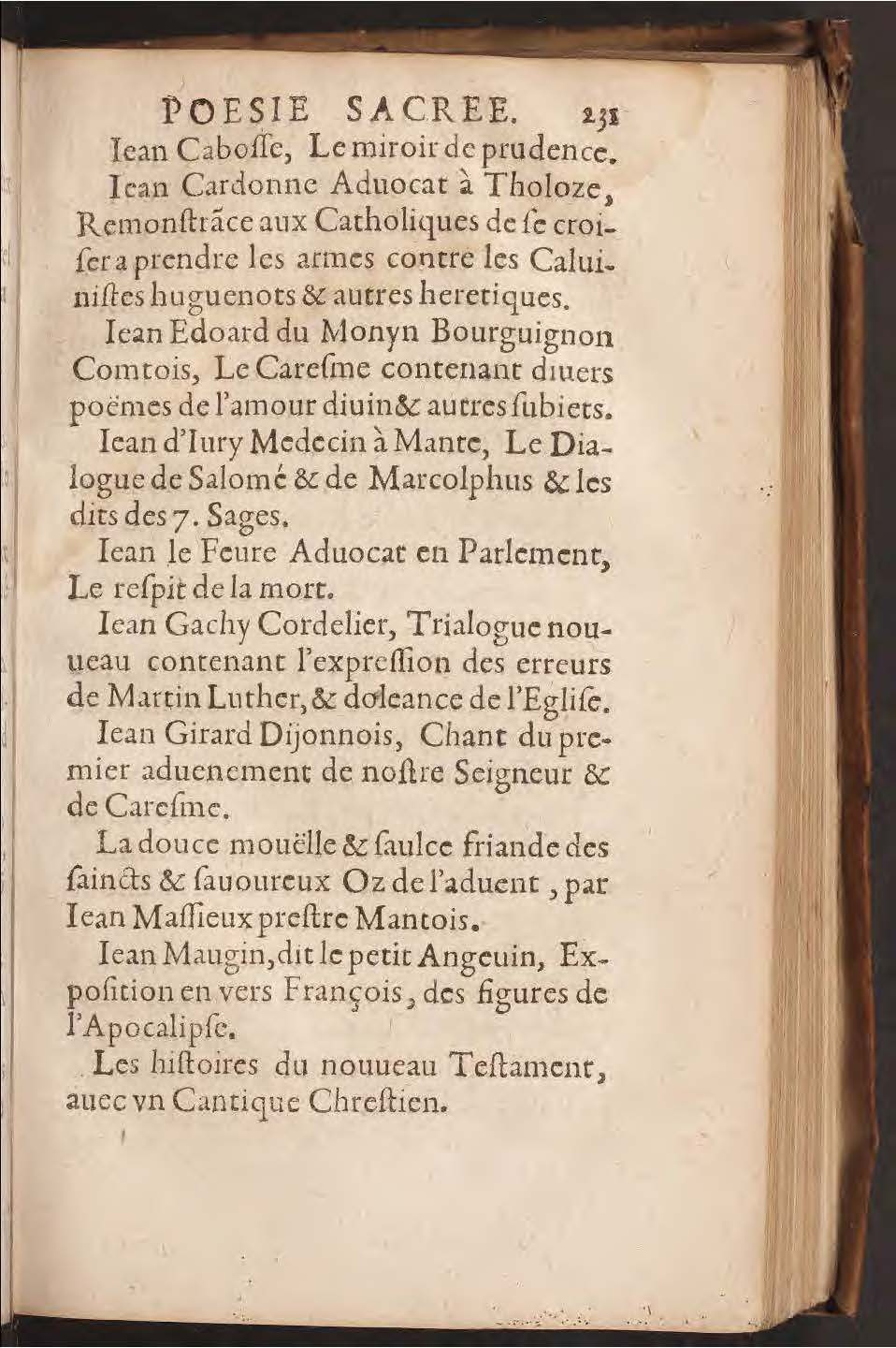1602 - François Jacquin - Trésor des bons esprits français - BnF Arsenal