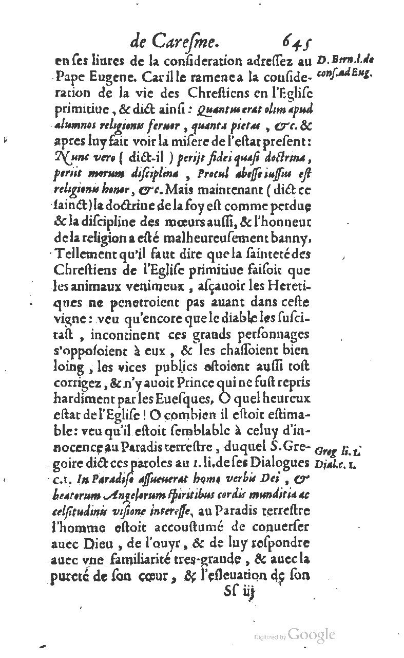 1607 - Nicolas Du Fossé - Trésor quadragésimal - T 01 - BM Lyon