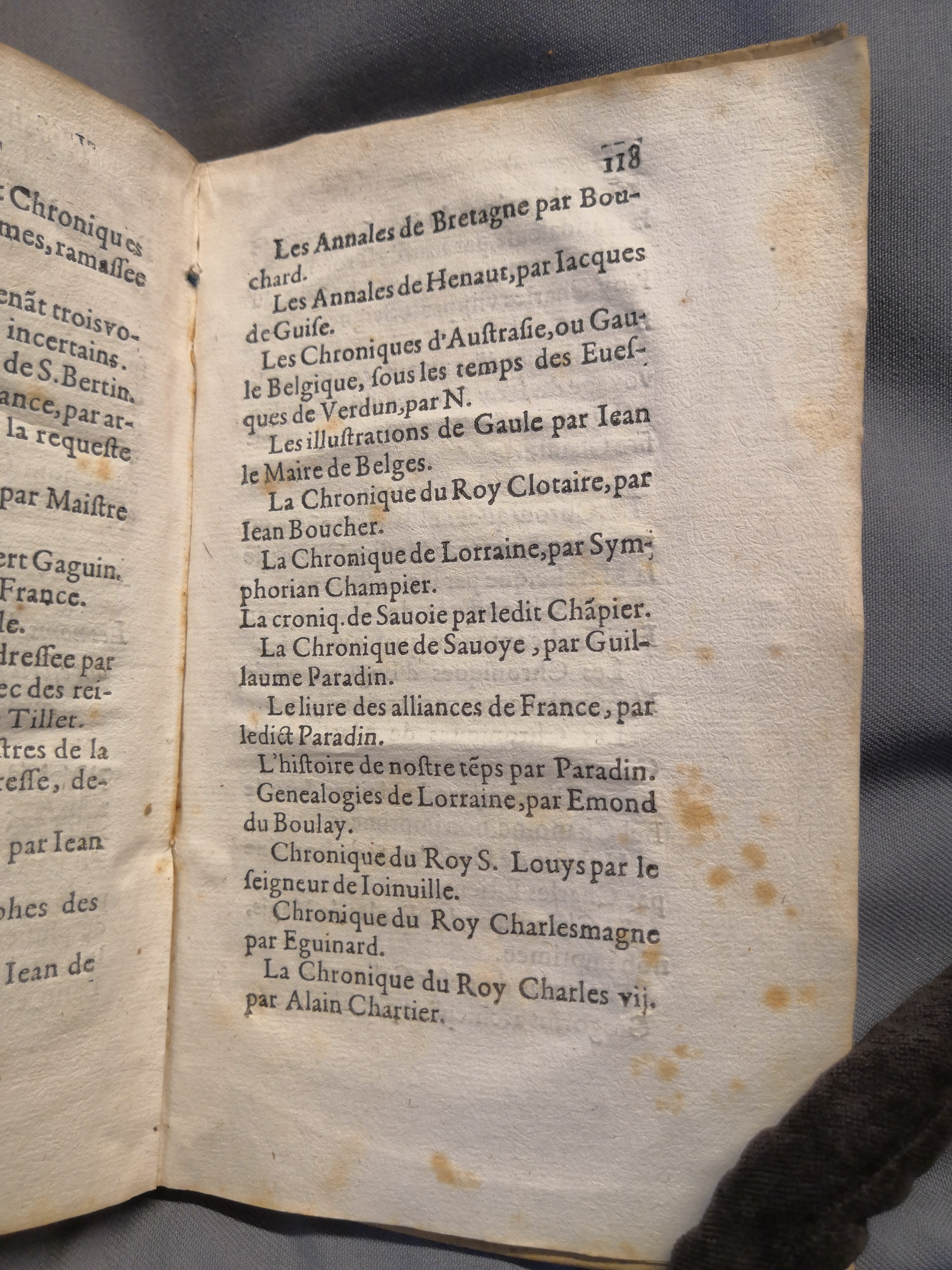 1614 - Jean Corrozet - Trésor des histoires de France - Amsterdam 1614 - Jean Corrozet - Trésor des histoires de France - Amsterdam
