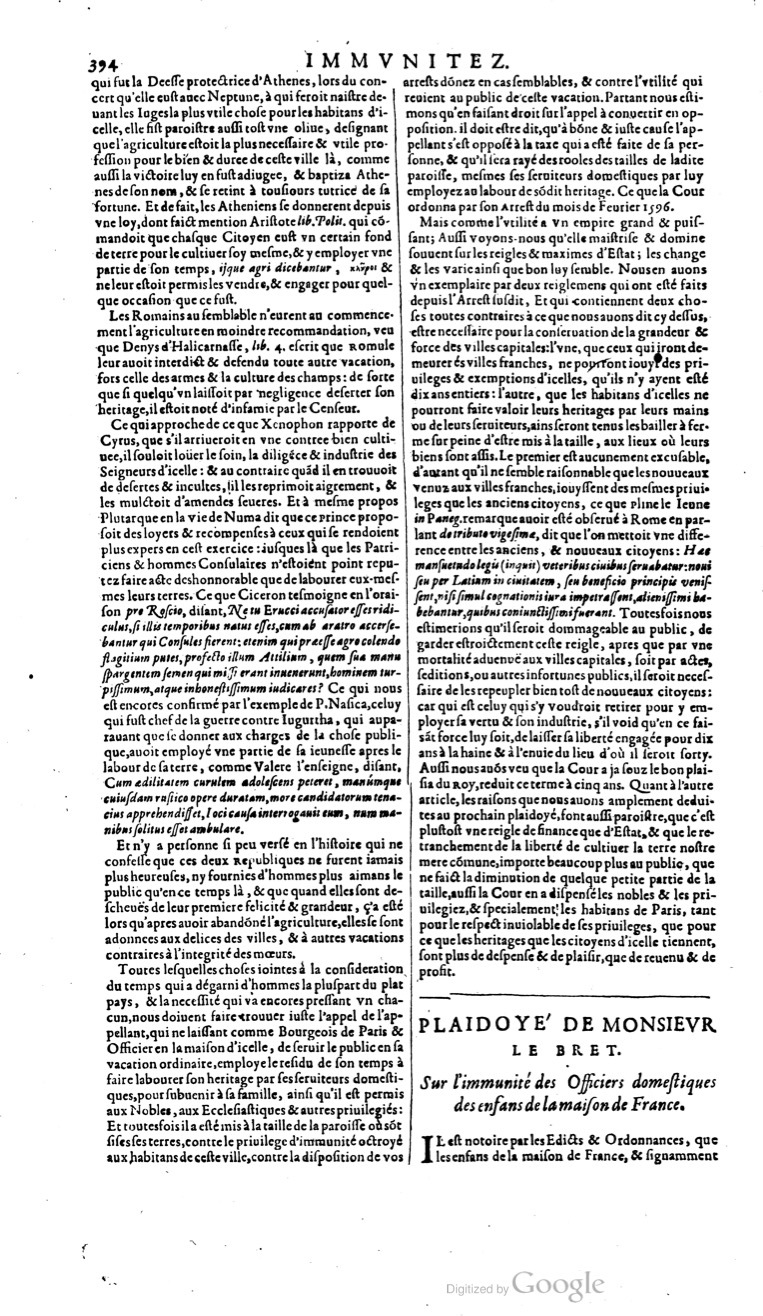 1629 - Veuve Nicolas Buon - Trésor du droit français (29620 T. 2) - BM Lyon