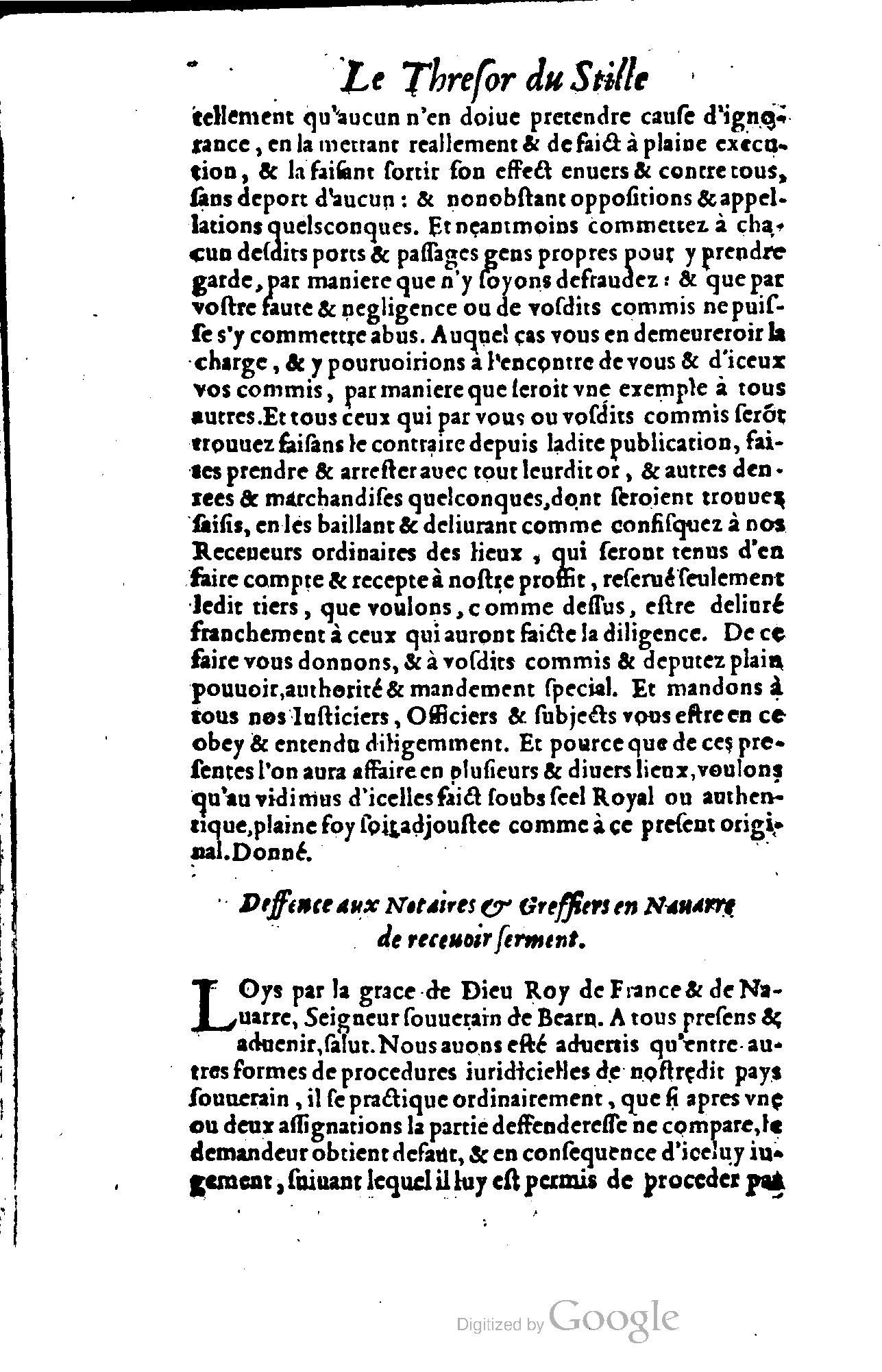1614 - Jean Richer - Trésor du nouveau style et protocole de la chancellerie de France - BSB Munich