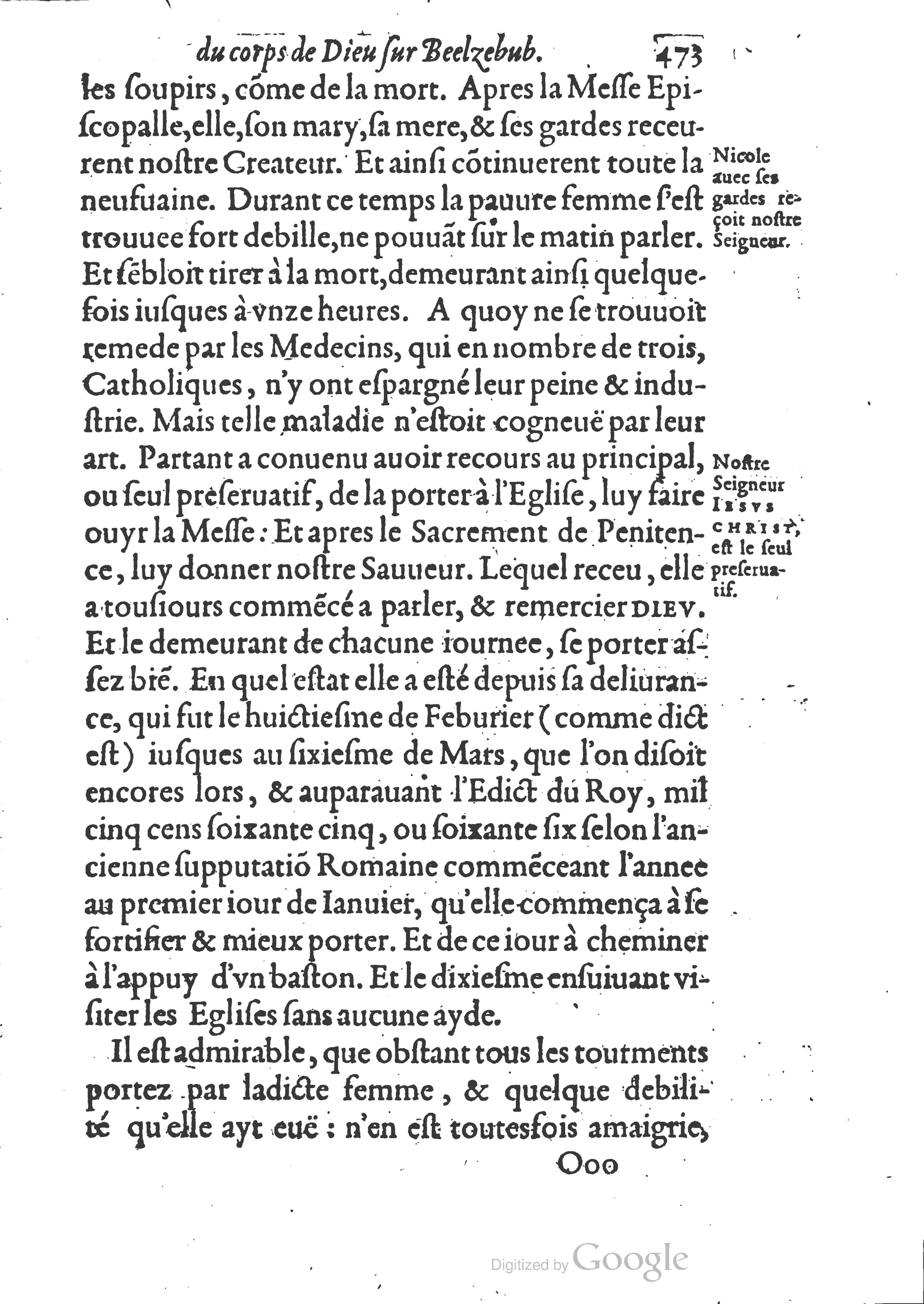 1578 - Nicolas Chesneau - Trésor et entière histoire de la triomphante victoire du corps de Dieu sur l’esprit malin - British Library 1578 - Nicolas Chesneau - Trésor et entière histoire de la triomphante victoire du corps de Dieu sur l’esprit malin - British Library