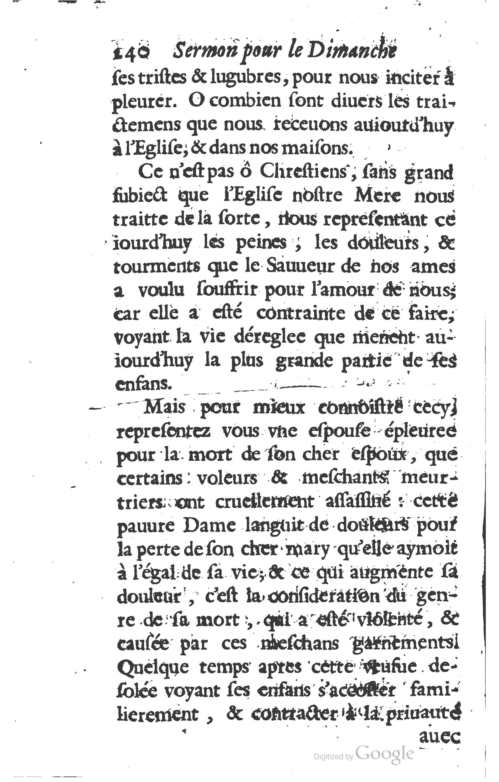 1629 - Manassés de Préaulx - Sermons ou Trésors de la piété chrétienne - BM Lyon