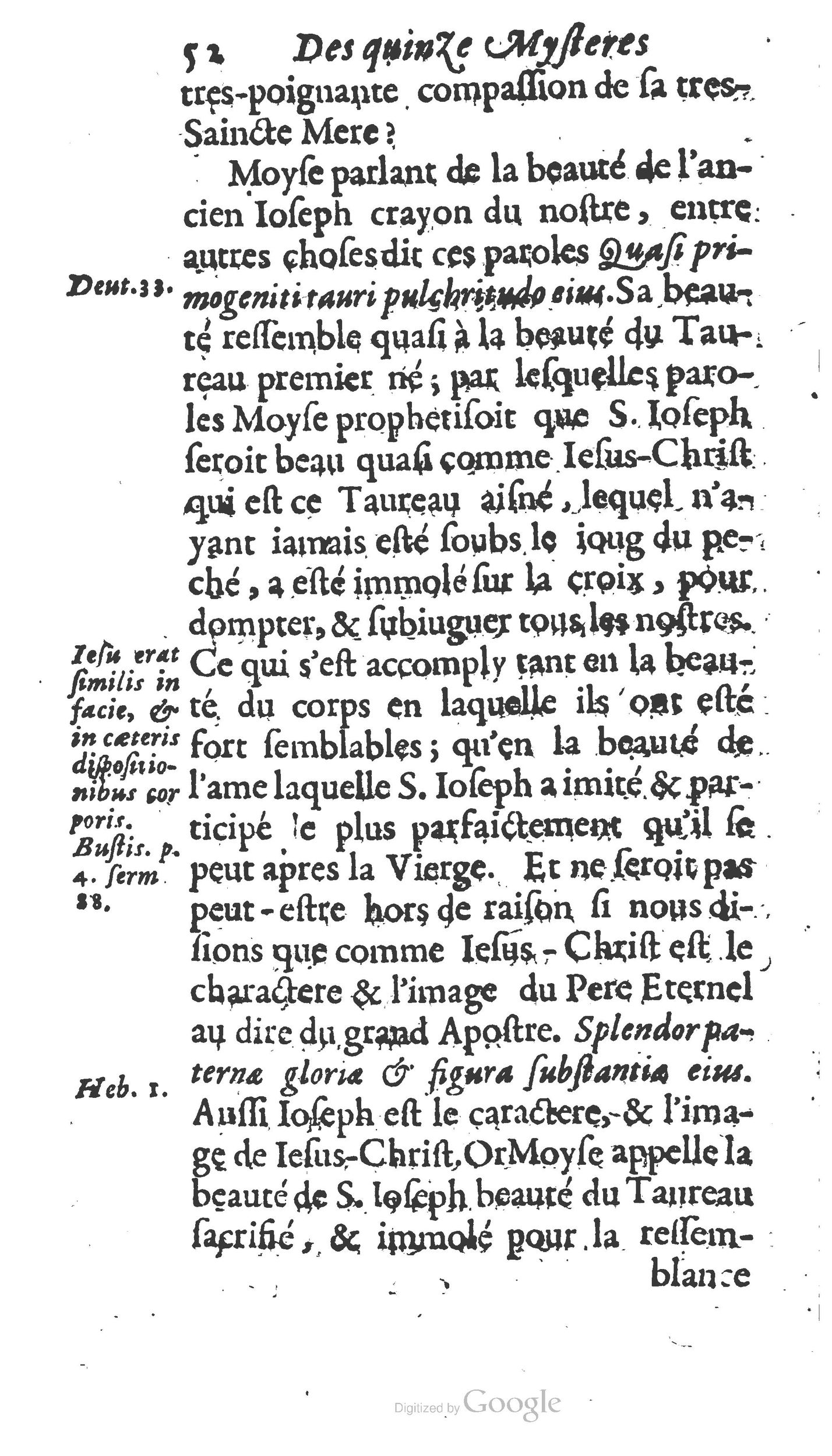 1654 - Antoine Jullieron - Trésor inestimable de Saint-Joseph - BM Lyon