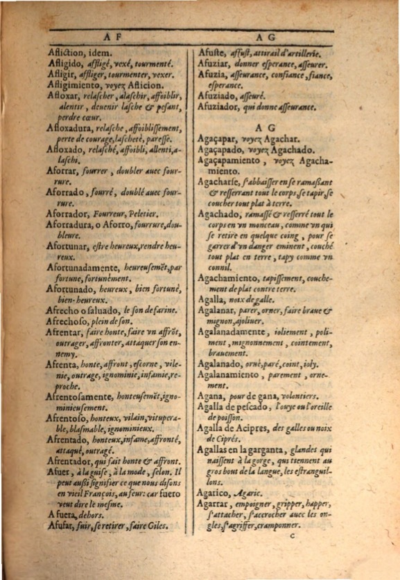 1607 - Marc Orry - Trésor des deux langues espagnole et française (Première et Seconde parties) - ÖNB Wien