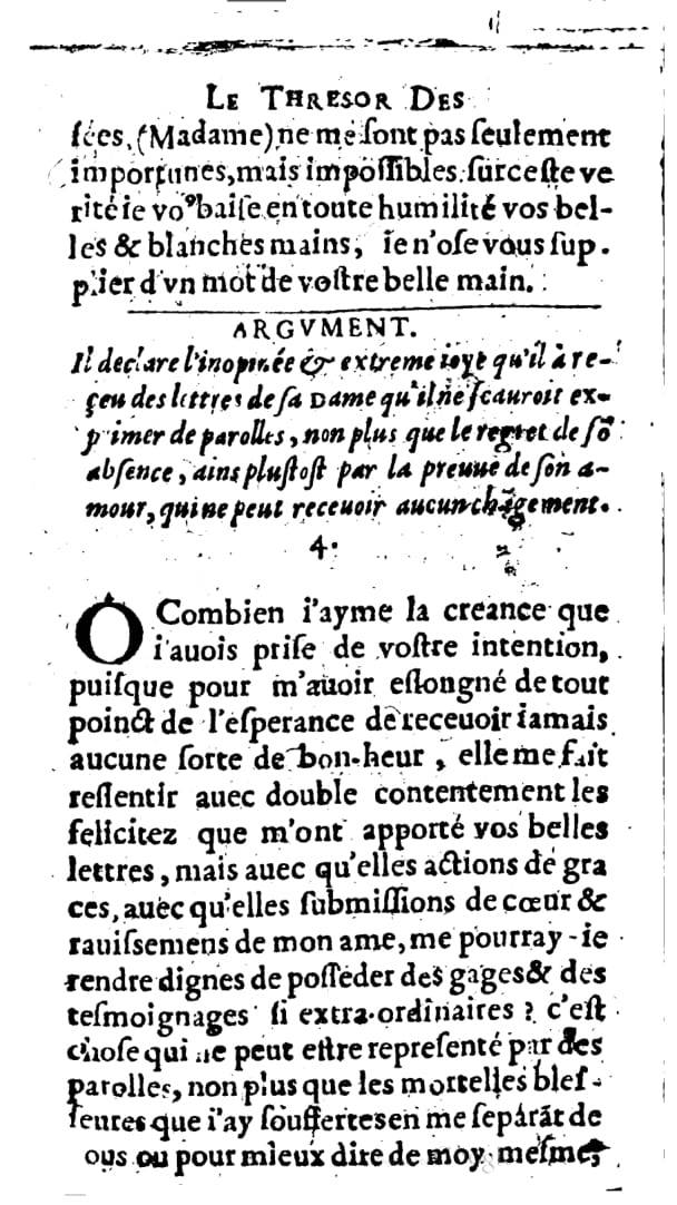 1624 - Nicolas Oudot - Trésor des lettres douces et amoureuses - BNC Florence 1624 - Nicolas Oudot - Trésor des lettres douces et amoureuses - BNC Florence