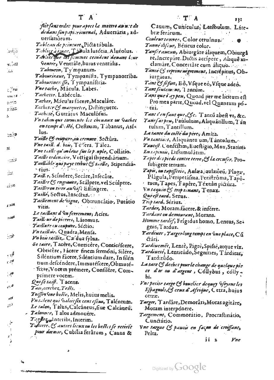 1564 - Henri Hylaire et Louis Cloquemin - Trésor des mots et traits français - BSB Munich