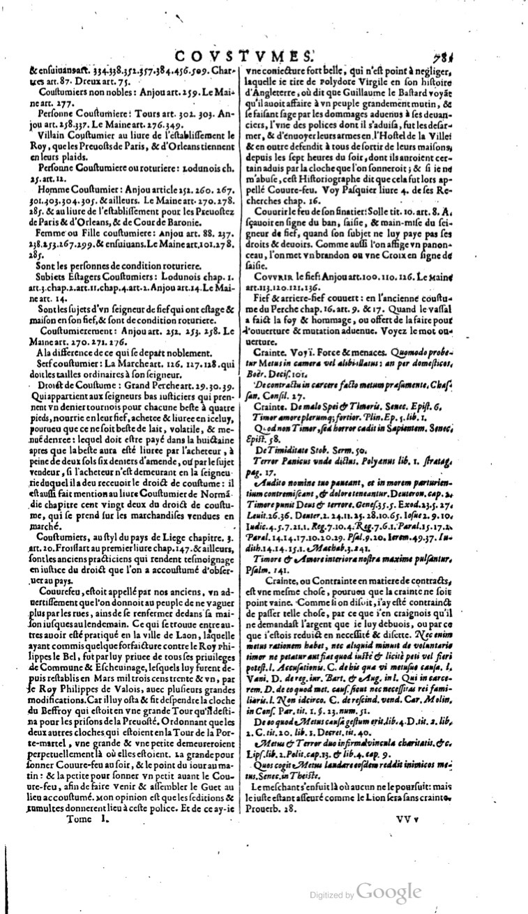 1629 - Veuve Nicolas Buon - Trésor du droit français (21754 T. 1) - BM Lyon