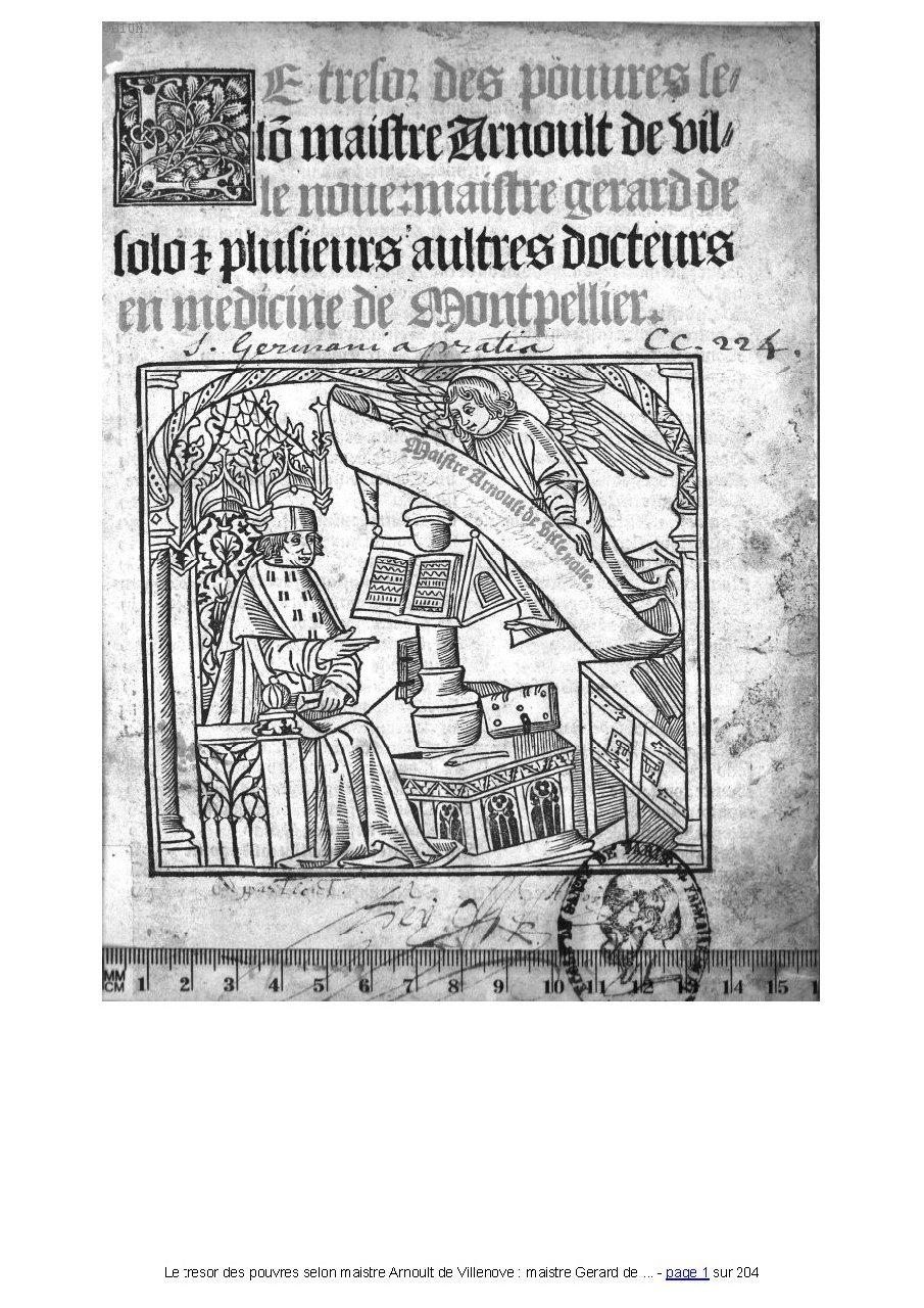 1518 - Claude Nourry - Trésor des pauvres - BIU Santé 1518 - Claude Nourry - Trésor des pauvres - BIU Santé