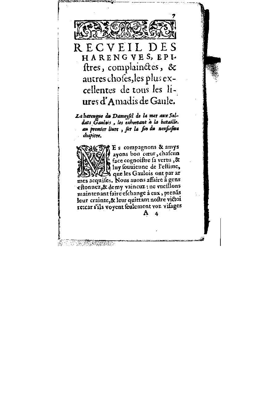 1572 - Veuve Gabriel Cotier - Trésor des Amadis - BM Lyon