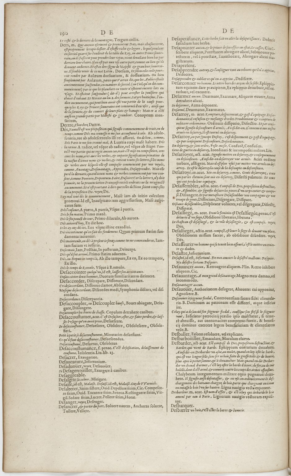 1606 - David Douceur - Trésor de la langue française - BnF