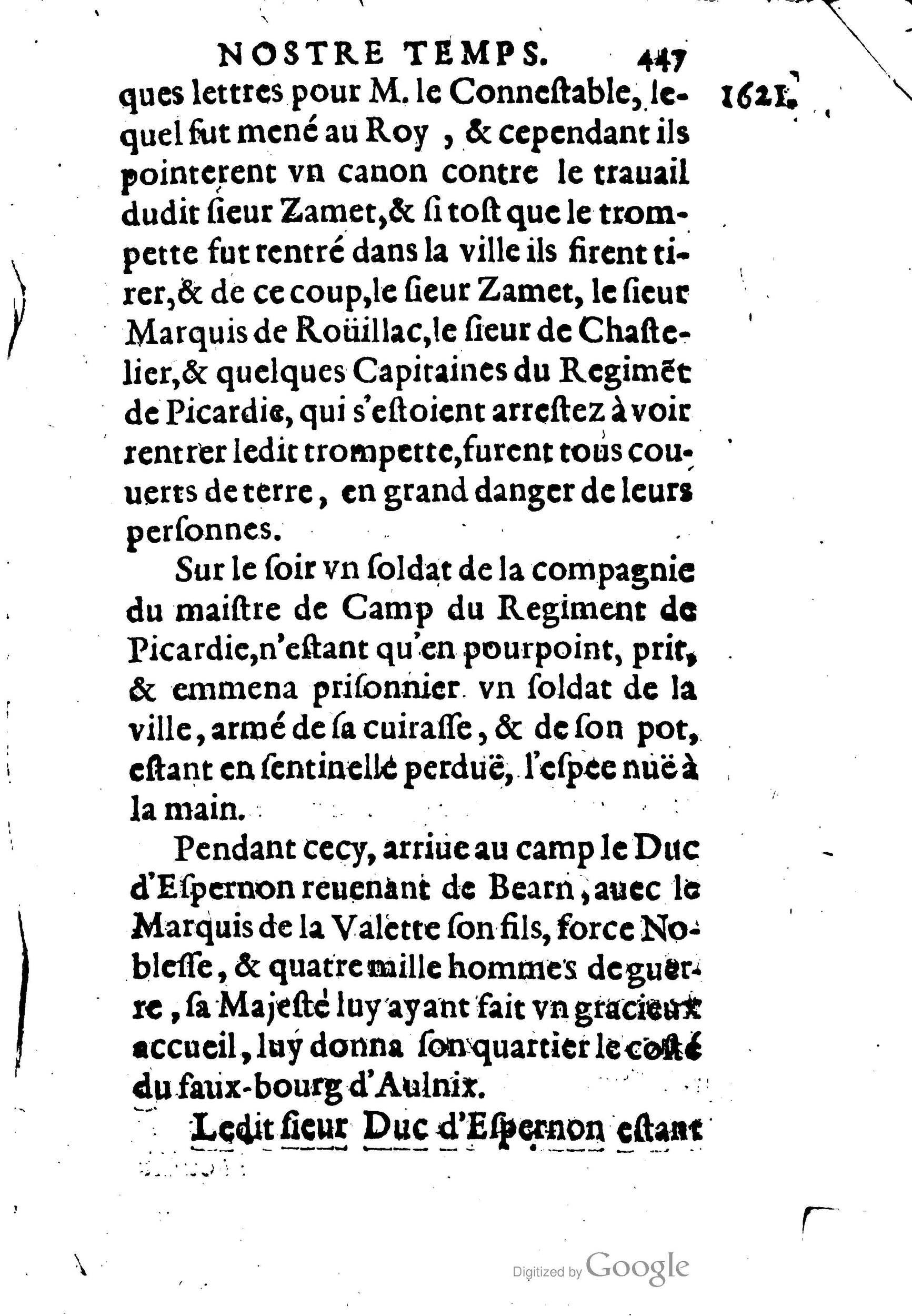 1623 - Joseph Bouillerot - Trésor de l’histoire générale de notre temps - BM Lyon