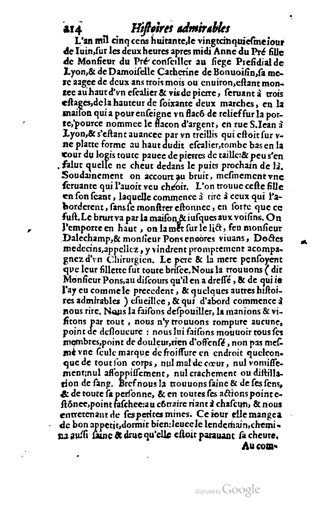 1620 - Samuel Crespin - Trésor d’histoires admirables et mémorables - BCU Lausanne
