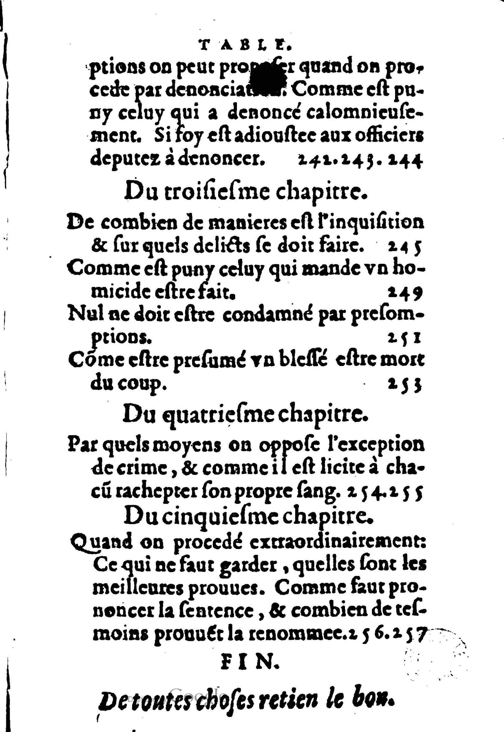 1605 - Pierre Rigaud - Trésor de pratique pour les juges - BM Lyon 1605 - Pierre Rigaud - Trésor de pratique pour les juges - BM Lyon